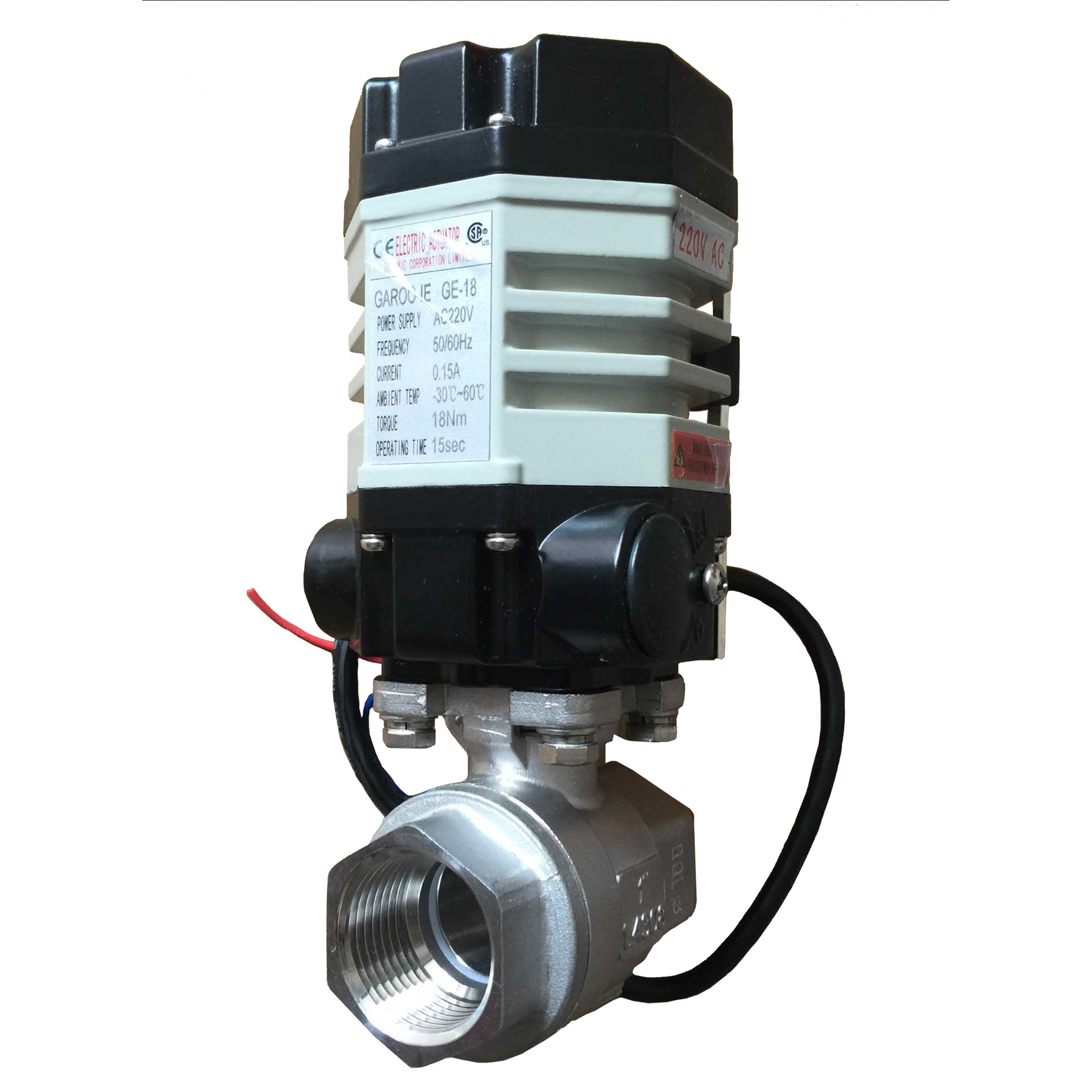 China Stainless Steel 2000psi High Pressure Electric Actuated Ball Valve factory