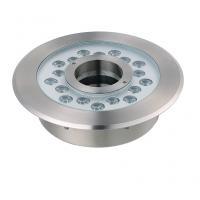 China 18W Stainless Steel Housing LED Fountain Light With Middle Hole Diameter 65mm factory