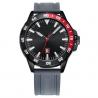 China 252mm Strap Silicone Sport Man Watch 3ATM Quartz Movement With Bezel factory