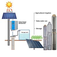 China 12v Agriculture Water Pump Solar Power Submersible Water Pump factory
