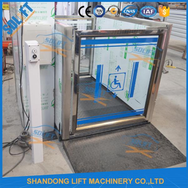 Quality Stainless Steel Outdoor Hydraulic Disability Lifting Equipment 300kgs Loading for sale