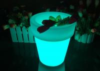 China Small Size 20X25cm LED Flower Pots Glowing For Shop / Event / Pathway Decaration factory