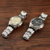 China Men'S Water Resistant Quartz Watch Sports Metal Strap Chronograph Watch factory