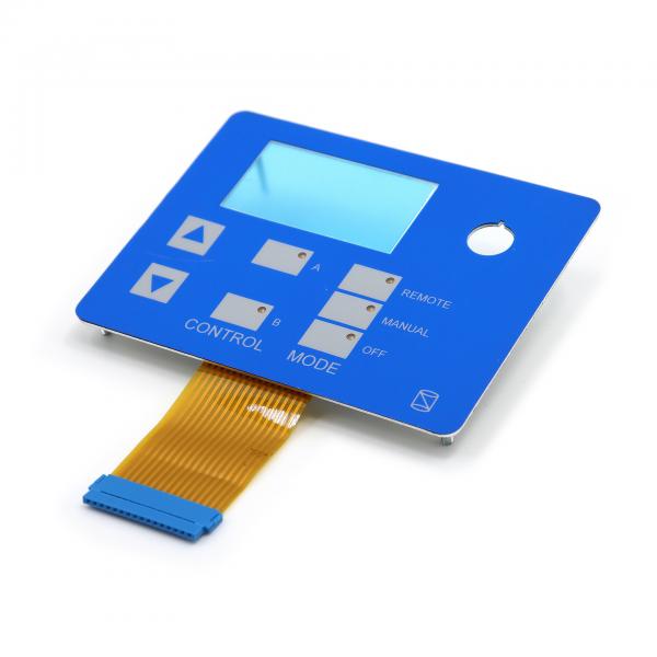 Quality Polymide Circuit Backpanel Membrane Switches With Aluminum Backer for sale