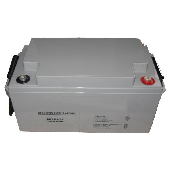 Quality 12V65AH Industrial Gel Deep Cycle Battery Long Life for sale