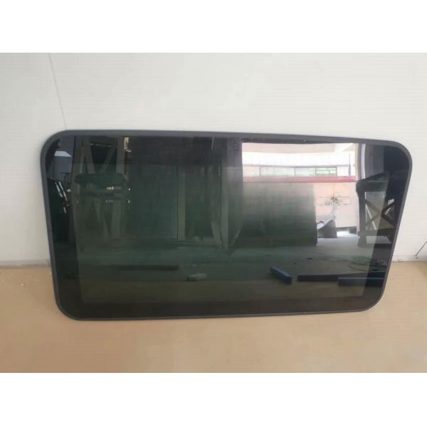 Quality Transparent Auto Sunroof Glass With Tape Toyota Prado J150 SUV Replacement for sale