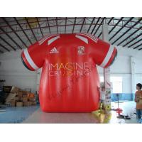China Beatiful Red Inflatable Marketing Products , Rental Inflatable Safety Suit factory