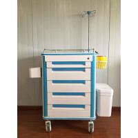 China Durable Doctor Drug Delivery Medicine Crash Cart With 5 Inch Caster Wheel factory