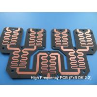 Quality PTFE High Frequency PCB On DK2.2 Dual Layer Cheap RF PTFE PCB for Couplers for sale