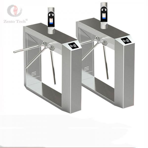 Quality 304 Stainless Steel Vertical Tripod Half Height Turnstile Gate IP54 for sale