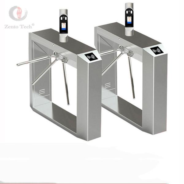 Quality 304 Stainless Steel Vertical Tripod Half Height Turnstile Gate IP54 for sale