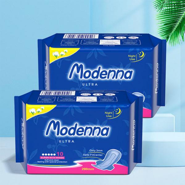 Quality Cotton Disposable Sanitary Napkin Super Absorbent Comfort Sanitary Pad for sale