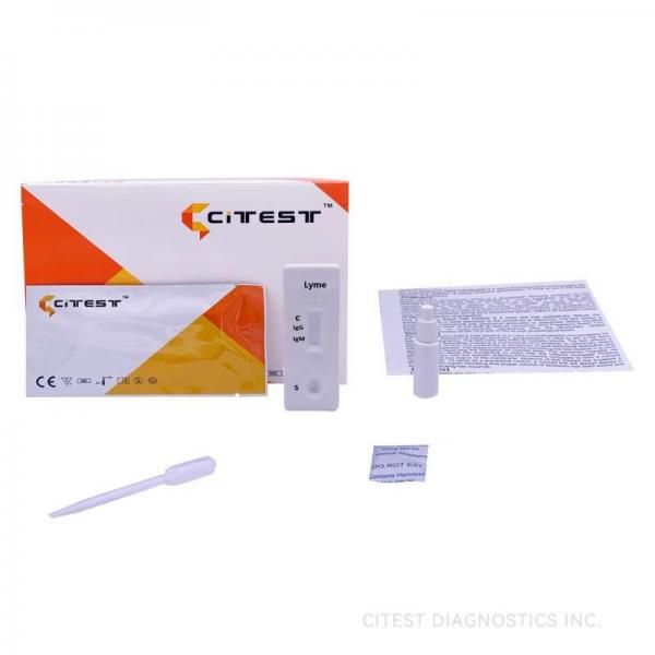 Quality Citest Lyme IgG IgM Rapid Test Cassette Borrelia Infectious Disease Test Kit for sale