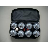 China 8 Ball 73mm Metal Bocce,metal boules sets,Petanque Set- single high quality nylon bag for sale