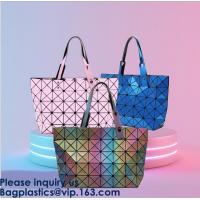 China Ladies Designer Tote Bag Shoulder PVC Shopper Bag,Tote Handbag Handles Clear PVC Shopper Bag with Large Capacity factory