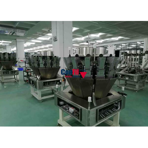 Quality IP 65 14 Head Weigher With Screw Feeder Single Layer Screw 1 Liter for sale