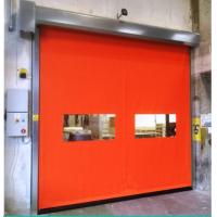 China High Speed Pvc Roll Up Rapid Shutter Door 304 Stainless Steel Maintenance Low High Speed Stacking Folding factory