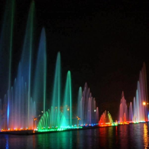 Quality Floating Water Lake Fountains Musical Control System for sale