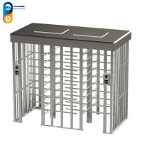 China Double Lane Dry Contact 50Hz Full Height Turnstile Gate Switching Less Than 1s for sale