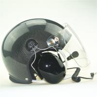 China CE EN966 Carbon fiber Paramotor helmet with high noise cancel headset GD-C PPG helmet factory
