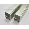 China Extruded Anodized Aluminum C Slide Track Channel / Tubes For Sliding Door factory
