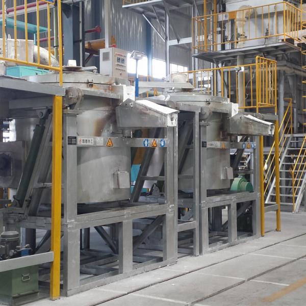 Quality Carbon Steel Aluminum Holding Furnace 500 - 1000 Kg/Hr for sale