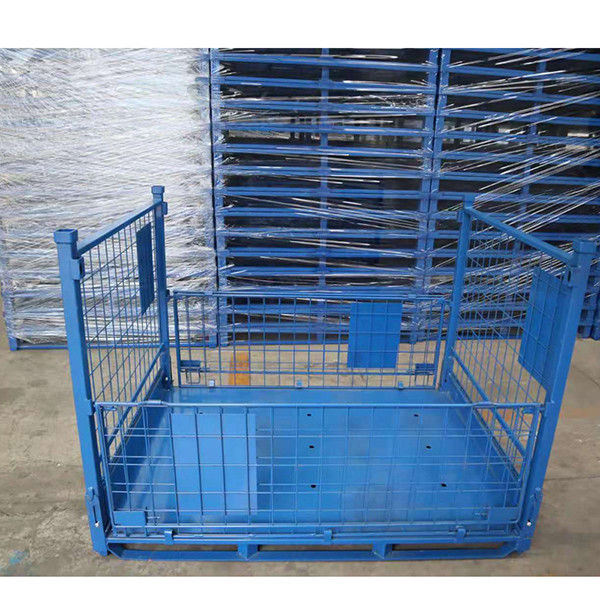 China Warehouse Wire Mesh Storage Cage Corrosion Resistance 2 - 4 Layers factory