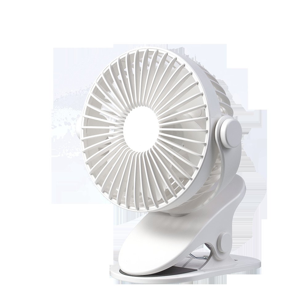 China Circulating Clip Rechargeable Desk Fan Rotating ABS Portable Table Fan factory