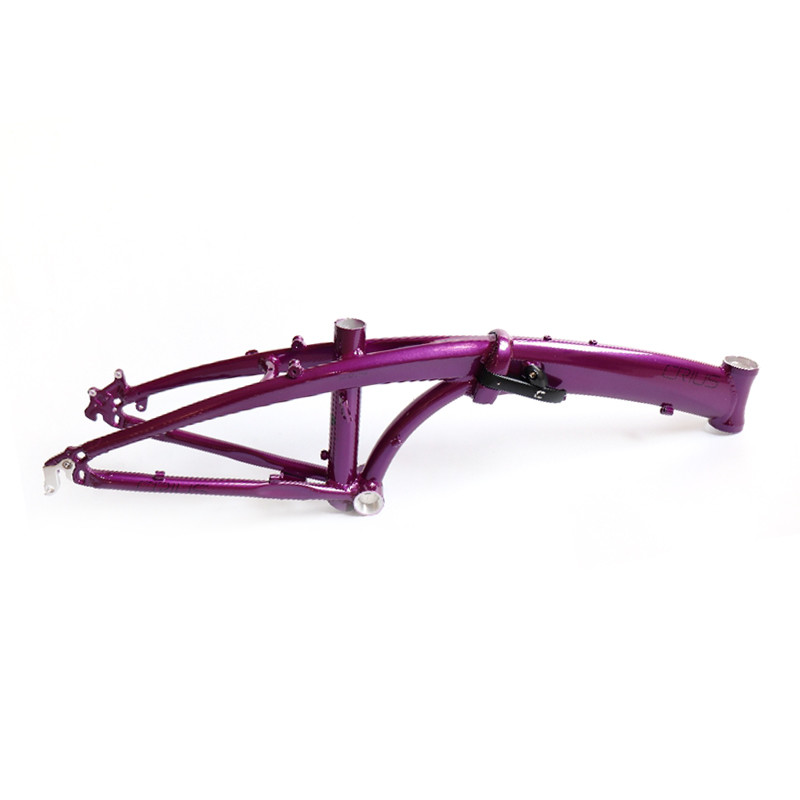 China Lightweight 20 Aluminum Alloy Bike Frame for Crius Bicycle Parts Foldable Design factory
