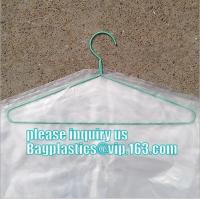 China commercial clear pe ldpe poly hotel laundry roll up suit garment packaging dry cleaning cover plastic polythene bag for factory