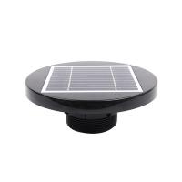 China Inline Exhaust Solar Fan / Fresh Air Ventilation Fan For Portable Toilet for sale