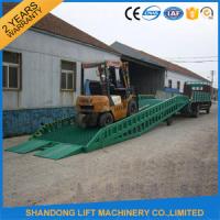 Quality Adjustable Hydraulic Portable Loading Ramps for Trucks , Storage Container Ramps for sale