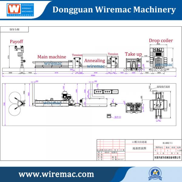 Quality High Speed Copper Wire Drawing Machine , 13D Copper RBD Machine for sale
