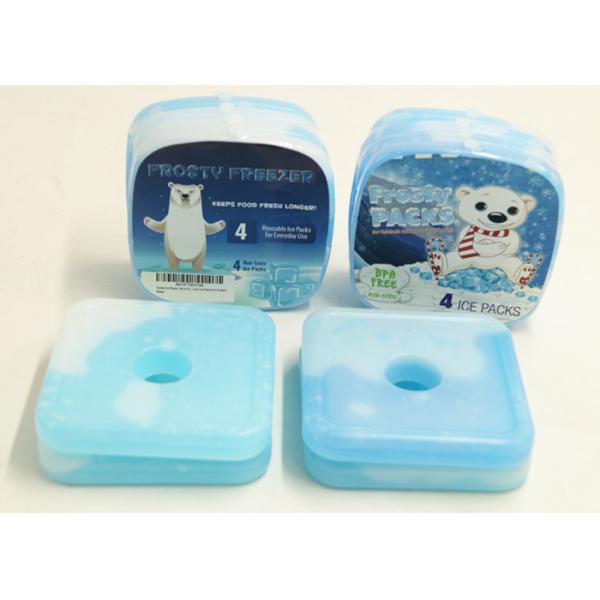 Quality Single Hole Hard Insulation Lunch Ice Packs With Mini PCM Gel Cooling Elements for sale