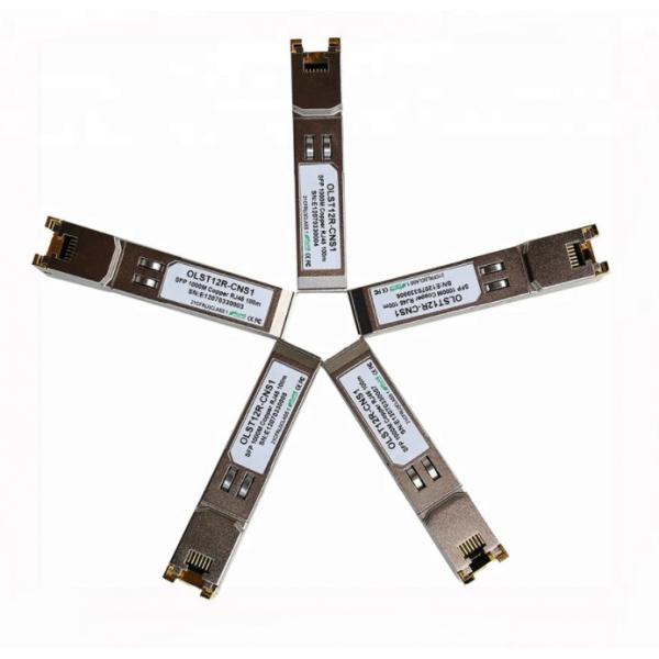Quality CISCO 100% Compatible Sfp Optical Transceiver ,1000M Copper RJ45 Fiber Optic Sfp Module for sale
