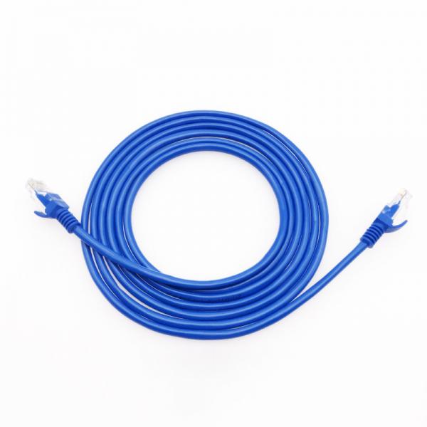 Quality CCA Copper UTP Cat5e Patch Cable 4 pairs RJ45 to RJ45 for sale