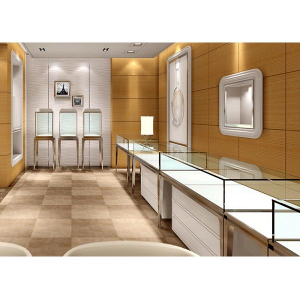 Quality Jewellery Shop Display Cabinets / Store Display Cases Eco - Friendly Material for sale