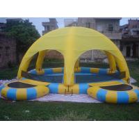 China Inflatable Water Pool With Tent / Inflatable Water Ball Pool For Party factory