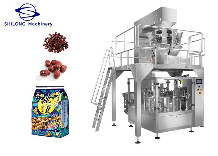 China Rotary Solid Granule Food Doypack Pouch Packing Machine Premade Bag factory