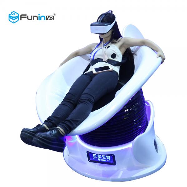 Quality Double Seats Arcade Game VR Slide / VR Shooting Machine With Two Egg Cabins for sale
