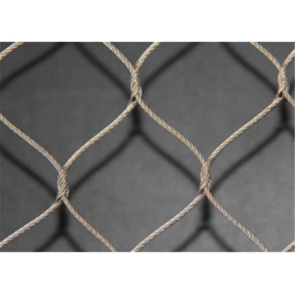 Quality Outdoor Decorative Rope Mesh Netting Fence Diamond Shape Hole For Buidling Wall for sale