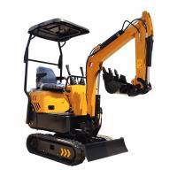 China 1 Ton Mini Crawler Excavator Easy Operation High Efficiency For Small Works for sale