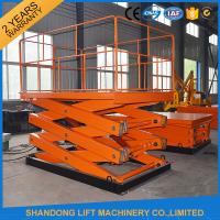 China 1 ton 3.3 m CE Electric Hydraulic Scissor Lift Platform for Material Handling factory