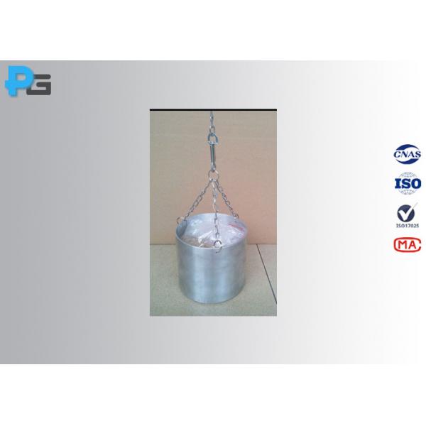 Quality 1.8KG Standard Impact Test Vessel IEC60335-2-6 Clause 21.102 With Flat Aluminum for sale