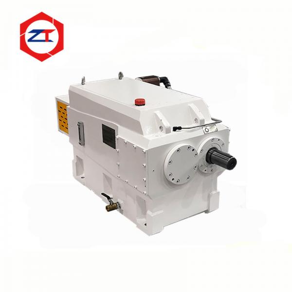 Quality Transmission Gearbox Low Noise Fish Food Extruder Gearbox , Twin Screw Extruder Elements Forced Lubrication for sale