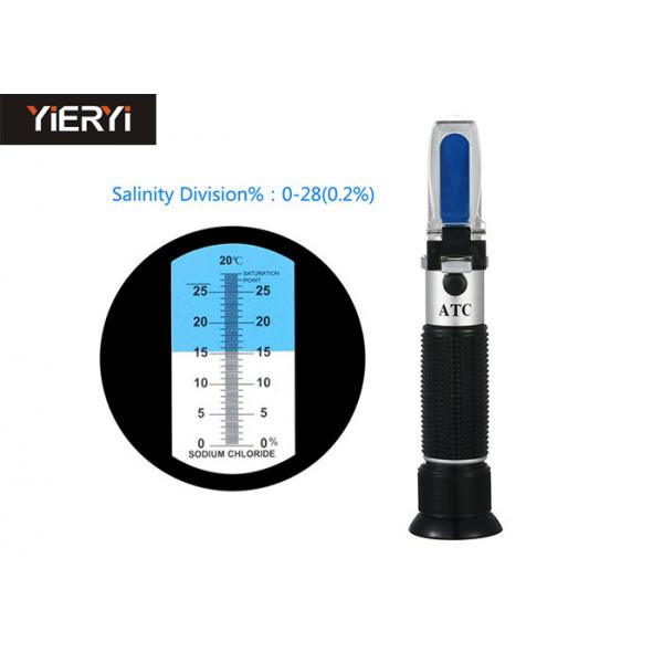 Quality 0-28% Salinity Specific Gravity Refractometer For Fruit Juices / Soft Drinks for sale