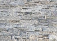China Grey Cultured Ledge Quartzite Stone Veneer For Exterior And Interior Wall factory