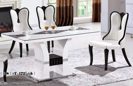 China home 6 person rectangle natural marble table dining room furniture factory