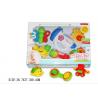 China 6 Pcs Plastic Kids Music Piano Baby Rattle Teether Toddler Instrument factory