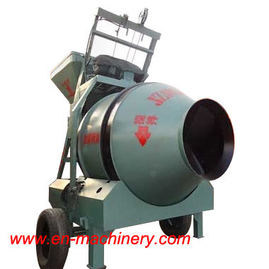 China JZC350 Small Chinese Portable Mobile Type Concrete Mixer With Pump for sale